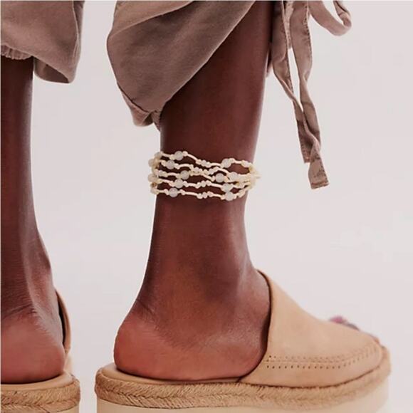 Free People Santorini Espadrille  Womens Size 9.5 New in Box soft leather - Picture 2 of 11